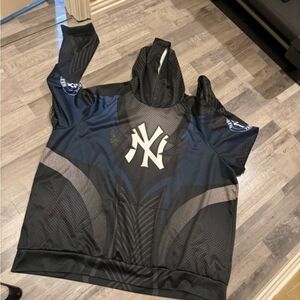 New York Yankees Black and Gray Hoodie 6XLT